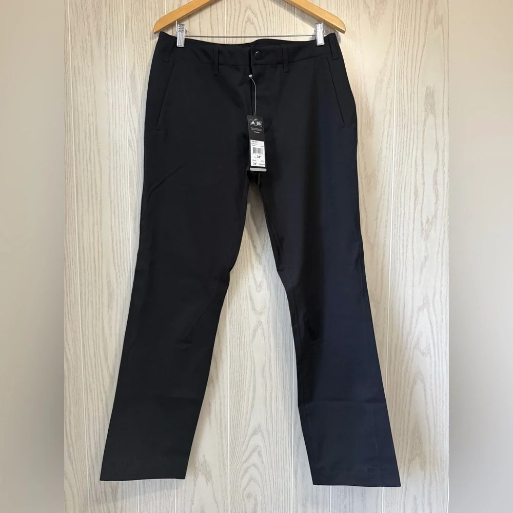 ADIDAS CLIMAPROOF GOLF PANT Black 34” NWT